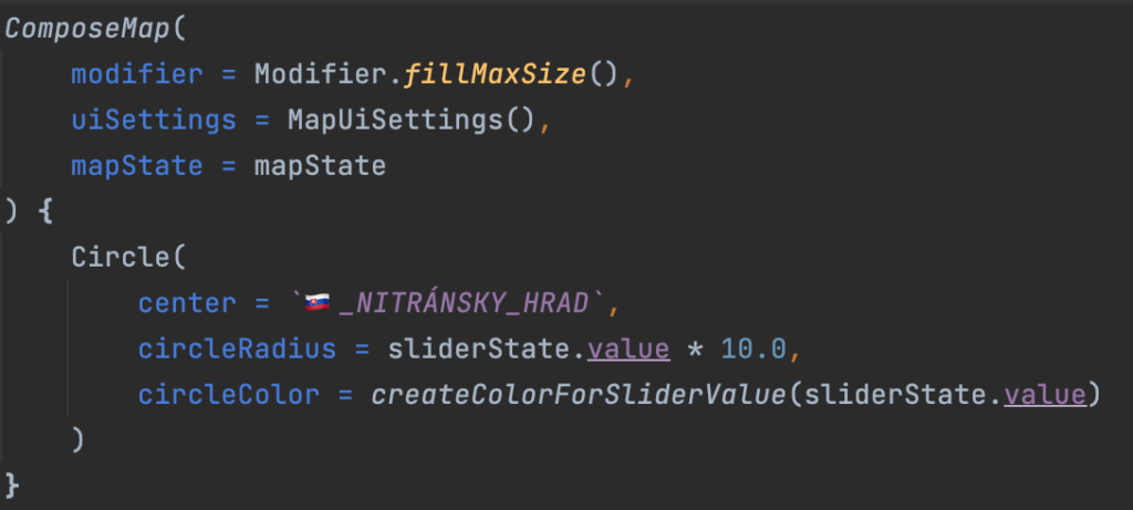 Declarative syntax for multiplatform maps